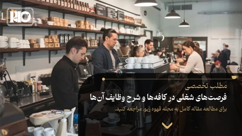 فرصتهای شغلی در کافهها و شرح وظایف آنها