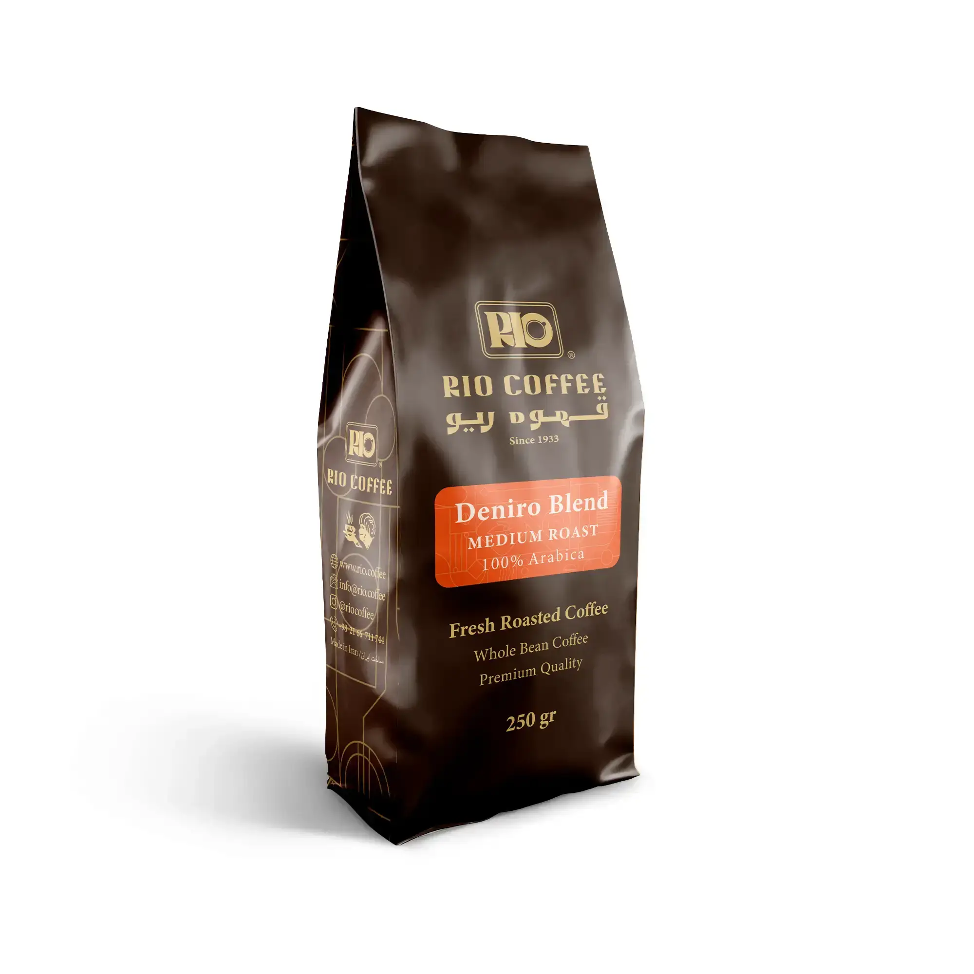 قهوه دنیرو %100 عربیکا - 250 گرمی