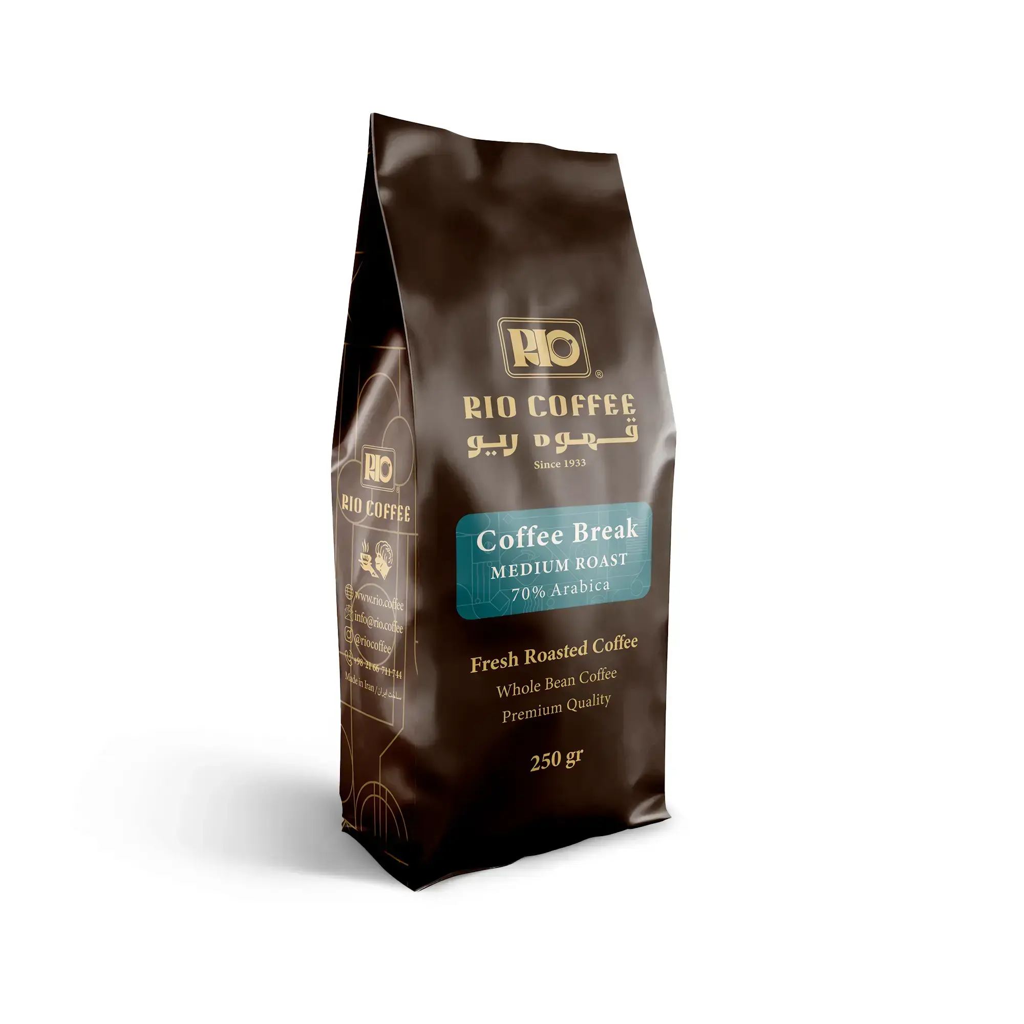 قهوه کافی بریک %70 عربیکا - 250 گرمی