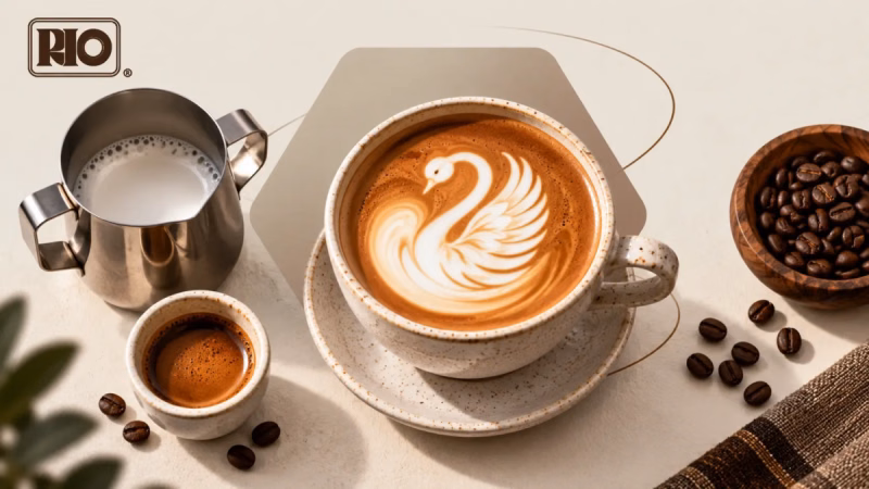 تکنیک قو در لاته آرت؛ آموزش مرحلهبهمرحله Swan با پیچر